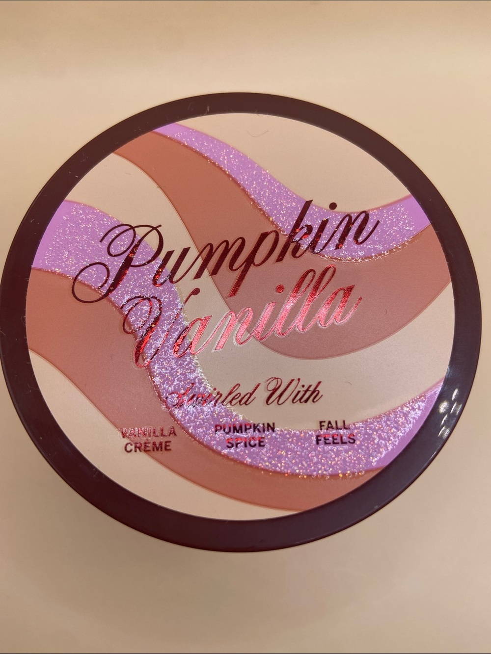 Victoria’s Secret PINK Pumpkin Vanilla Shimmer Me Body Butter 6 oz NEW - Picture 5 of 6